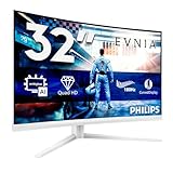 Philips Evnia 32M2C5501-32 Zoll Quad HD Curved Gaming Monitor, 180 Hz, 1 ms, FreeSync Premium, HDR10, Ambiglow...